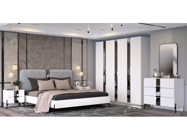 Тумба СК 004-07 серии "Дезире" белая      