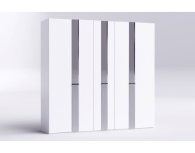 Шкаф 5-ти створчатый "Дезире-5" белый