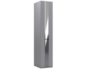 Шкаф 1-а створчатый "Дезире-1" серый