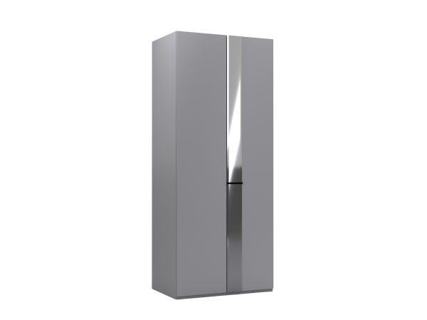 Шкаф 2-ух створчатый "Дезире-2" серый