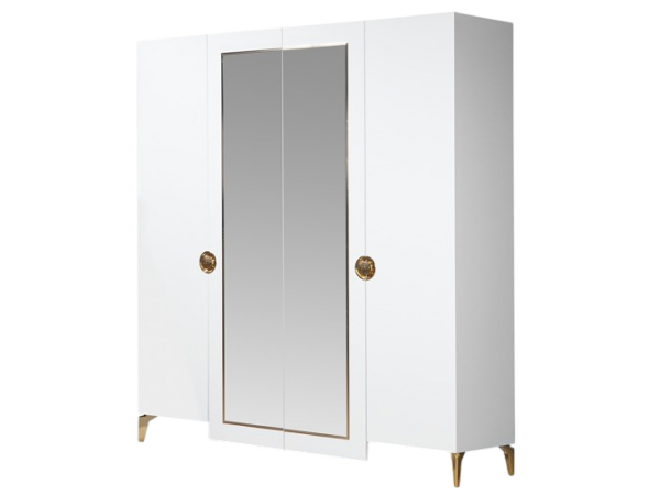 Шкаф 4-ох створчатый СП 030-01 "Теона-4" белый