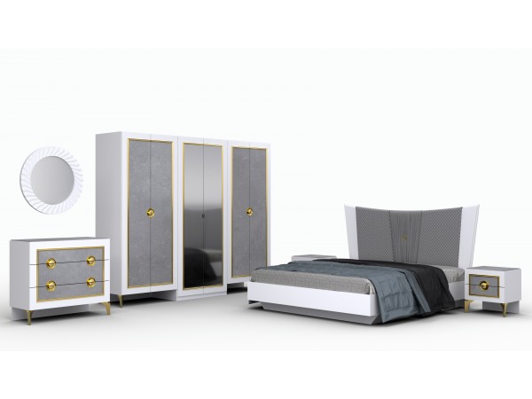 Шкаф 6-ти створчатый СК 003-01 "Теона-6" светлый