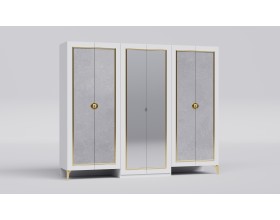 Шкаф 6-ти створчатый СК 003-01 "Теона-6" светлый