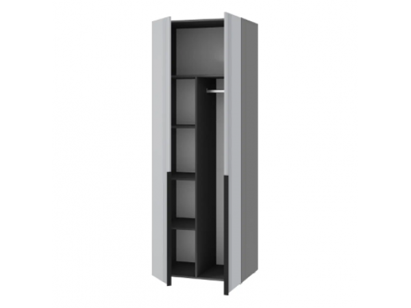 Шкаф Альмерия ШК-800 серый графит/бархат серый  Шкаф Альмерия ШК-800 серый графит/бархат серый