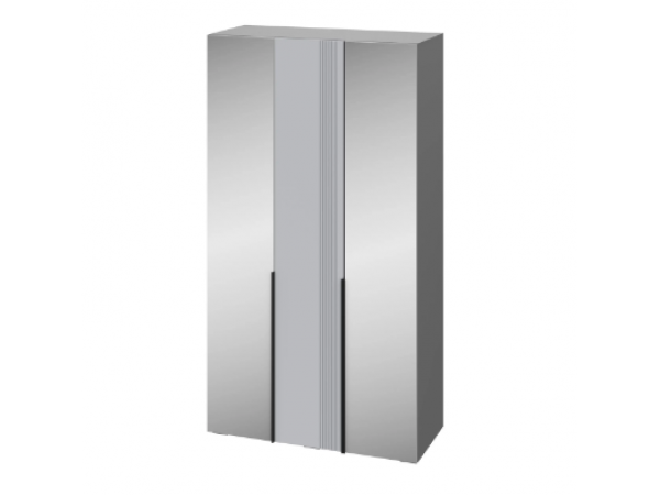 Шкаф Альмерия ШК-1200 с 2 зеркалами серый графит/бархат серый  Шкаф Альмерия ШК-1200 с 2 зеркалами серый графит/бархат серый