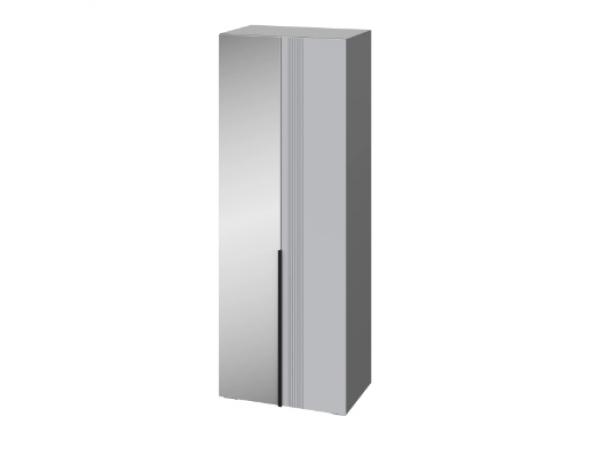 Шкаф Альмерия ШК-800 с зеркалом серый графит/бархат серый  Шкаф Альмерия ШК-800 с зеркалом серый графит/бархат серый