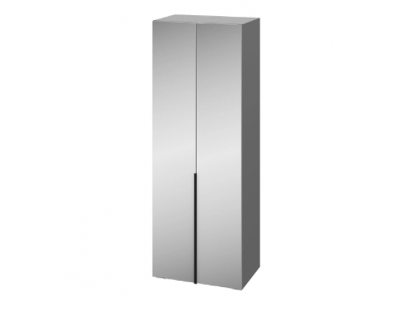 Шкаф Альмерия ШК-800 с 2 зеркалами серый графит/бархат серый  Шкаф Альмерия ШК-800 с 2 зеркалами серый графит/бархат серый