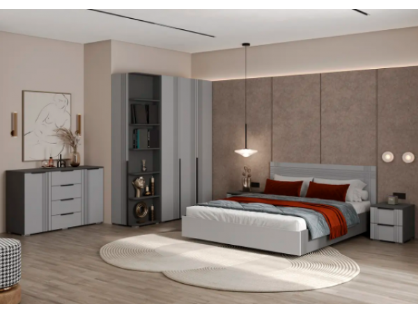 Шкаф торцевой Альмерия ШТ-500 серый графит/бархат серый Шкаф торцевой Альмерия ШТ-500 серый графит/бархат серый