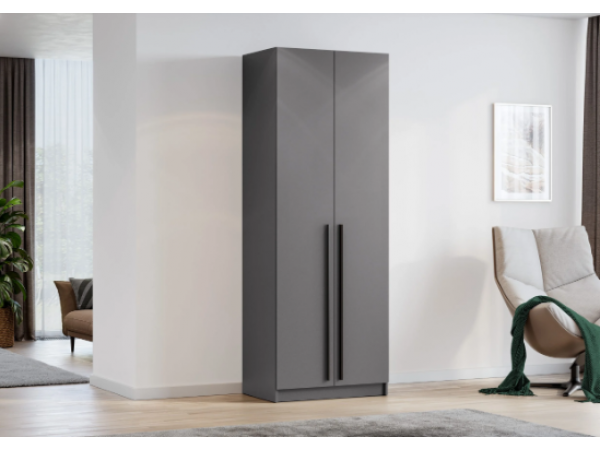 Шкаф Берген ШК-800 серый графит