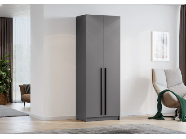 Шкаф Берген ШК-800 серый графит