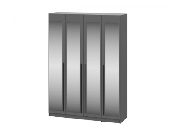 Шкаф Берген ШК-1600 серый графит