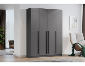 Шкаф Берген ШК-1600 серый графит