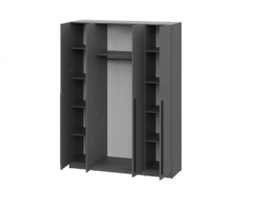 Шкаф Берген ШК-1600 серый графит