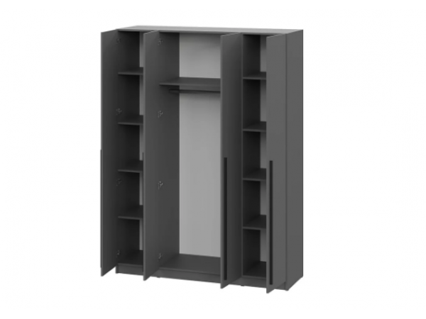 Шкаф Берген ШК-1600 серый графит