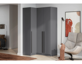 Шкаф Берген ШКУ-920 серый графит