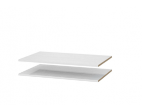 Комплект полок Берген ПРО белое дерево 2 шт.
