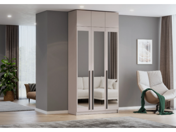 Шкаф Берген ШК-1200 с антресолью кашемир