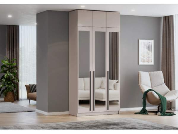 Шкаф Берген ШК-1200 с антресолью кашемир