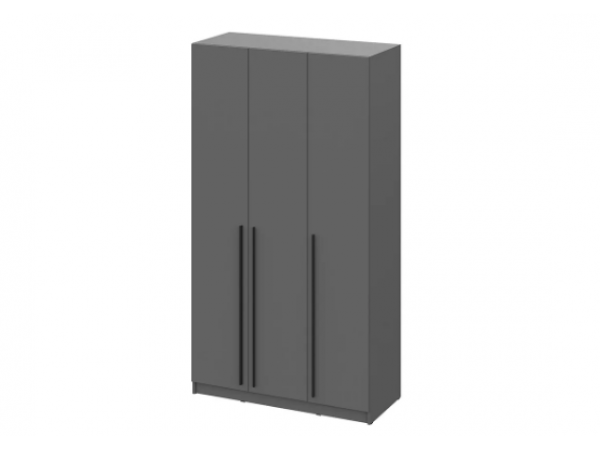 Шкаф Берген ШК-1200 с антресолью серый графит