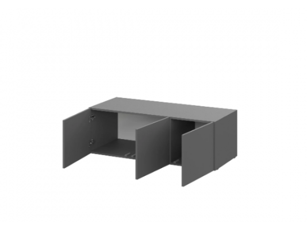 Шкаф Берген ШК-1200 с антресолью серый графит