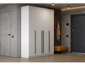 Шкаф Берген ШК-1600 с антресолью белое дерево