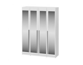 Шкаф Берген ШК-1600 с антресолью белое дерево