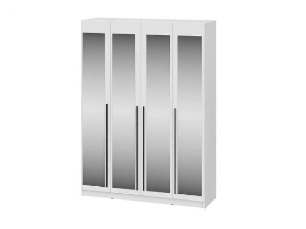 Шкаф Берген ШК-1600 с антресолью белое дерево