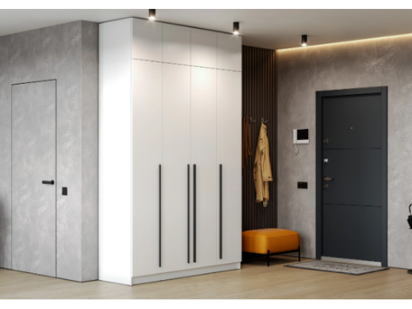 Шкаф Берген ШК-1600 с антресолью белое дерево