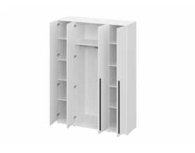 Шкаф Берген ШК-1600 с антресолью белое дерево