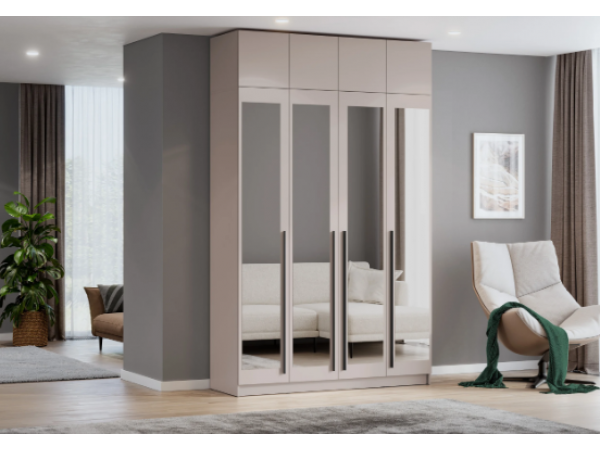 Шкаф Берген ШК-1600 с антресолью кашемир