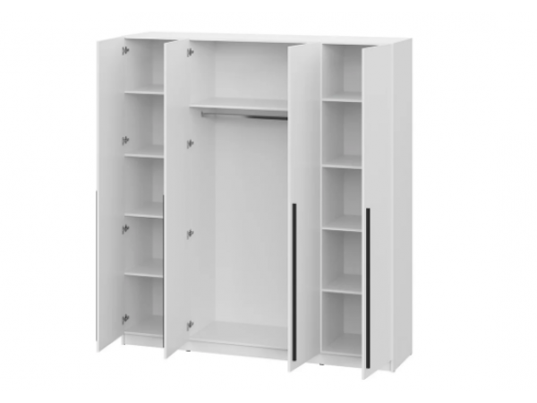 Шкаф Берген ШК-2000 с антресолью белое дерево