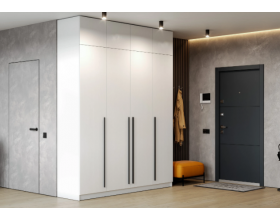 Шкаф Берген ШК-2000 с антресолью белое дерево