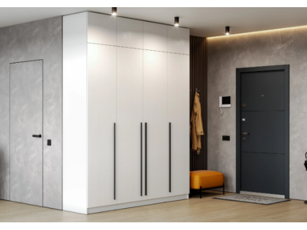 Шкаф Берген ШК-2000 с антресолью белое дерево