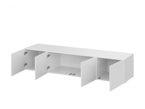 Шкаф Берген ШК-2000 с антресолью белое дерево