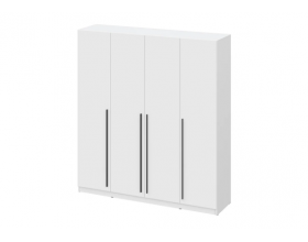 Шкаф Берген ШК-2000 с антресолью белое дерево