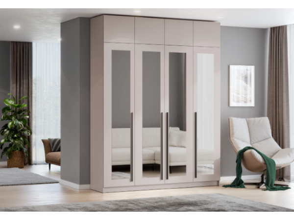 Шкаф Берген ШК-2000 с антресолью кашемир