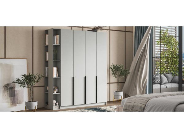 Стеллаж 220  Кашемир серый