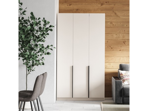 Рим 120 шкаф распашной 3Д Кашемир