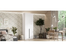 Рим 80 шкаф распашной 2Д 01 Белый