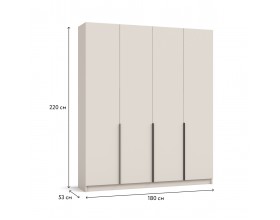 Рим 180 шкаф распашной 4Д+ящики Кашемир