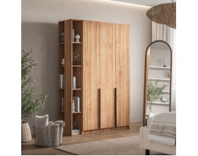 Рим 120 шкаф распашной 3Д 01 Орех Селект