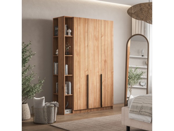 Рим 120 шкаф распашной 3Д Орех Селект