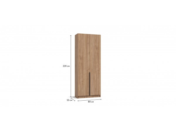 Рим 80 шкаф распашной 2Д Орех Селект