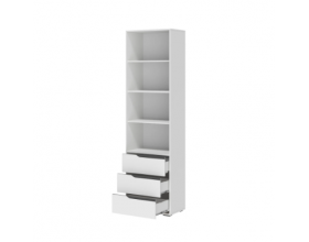 Стеллаж Алиса СТЛ-600 белый/белый гладкий