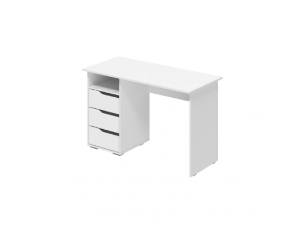 Стол письменный Алиса СТП-1200 белый/белый гладкий
