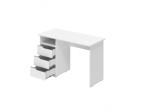 Стол письменный Алиса СТП-1200 белый/белый гладкий