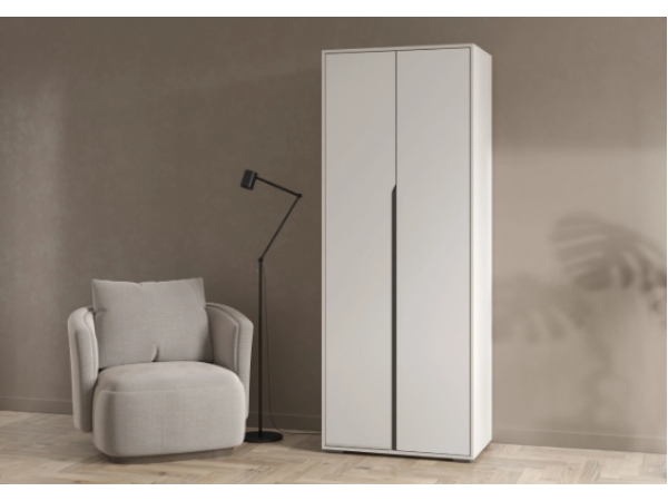 Шкаф Алиса ШК-800 белый/белый гладкий