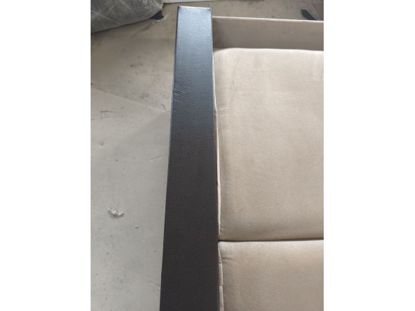 Уценка!!!!30/002 Кресло-кровать Шарк (кордрой бежевый, экокожа коричневая) БЕЗ НАКЛАДОК