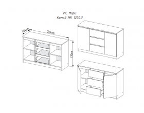 МС Мори Комод МК 1203 Сатин