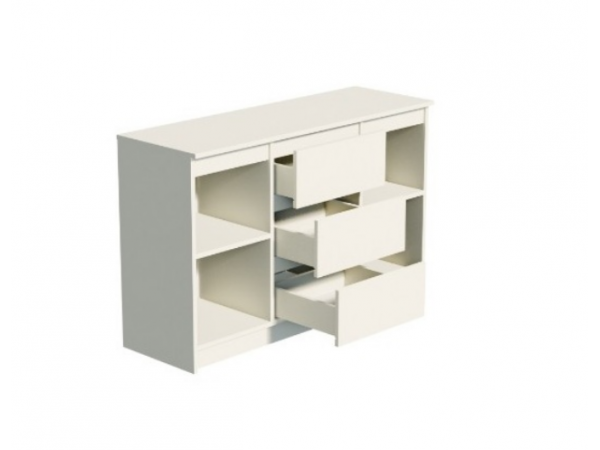 МС Мори комод МК 1200.3 Сатин